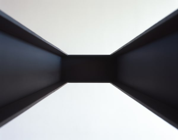 Smith / Stewart Enter Love and Enter Death, 2007 Painted plywood beam (profile 10 x 16.5 cm)steel brackets Dimensions variable