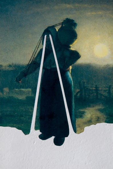 Ruth Claxton, Postcard (A Milkmaid), 2008