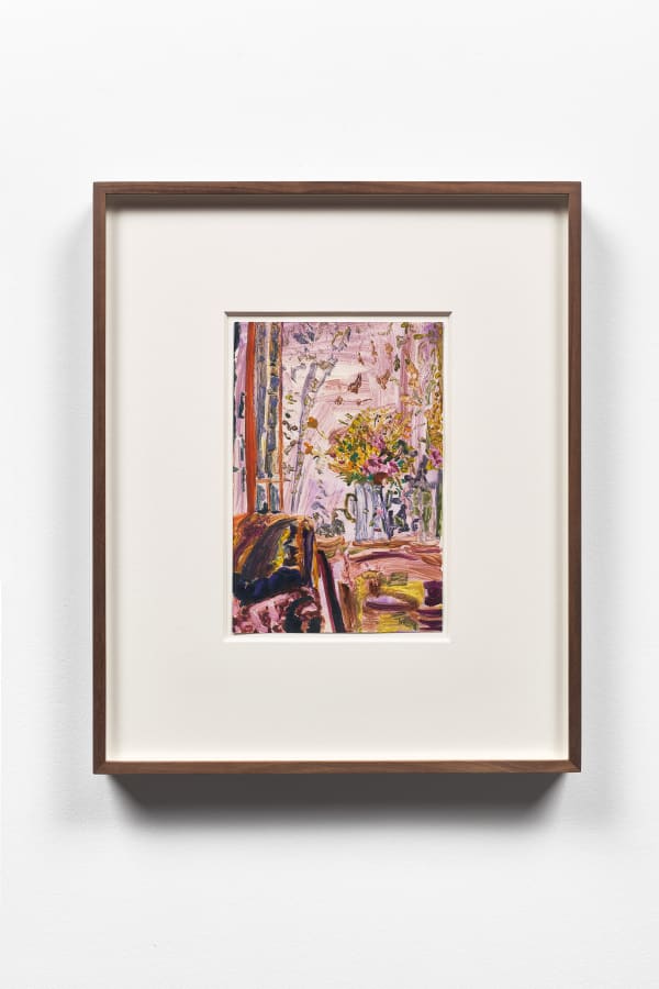 Helena Foster Life Personified, 2024 oil on parchment 23.9 x 16.2 cm | 9 3/8 x 6 3/8 in (paper) 45.1 x 37.4 cm | 17 3/4 x 14 3/4 in (framed)