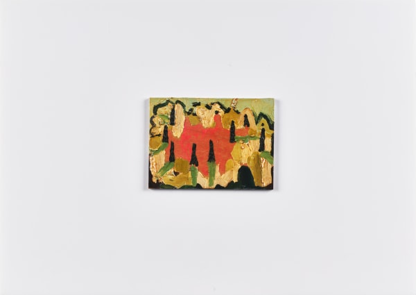 Catherine Ross Light, 2023 oil and varnish on wood 15 x 20 cm (framed) 5 7/8 x 7 7/8 in