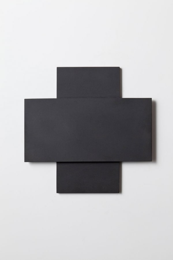 Iran do Espírito Santo Cross on Wall - H, 2011 Granite Edition 23/25 with 2AP + 1EC 40 x 40 x 2 cm 15 3/4 x 15 3/4 x 3/4 in