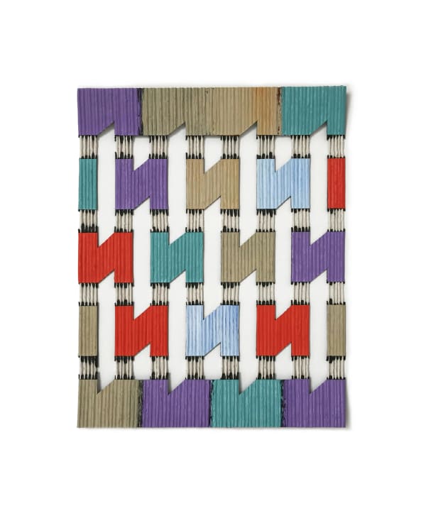 Brandon Logan Heron Hour, 2021 Acrylic and string 35 x 27.5cm (Sold)