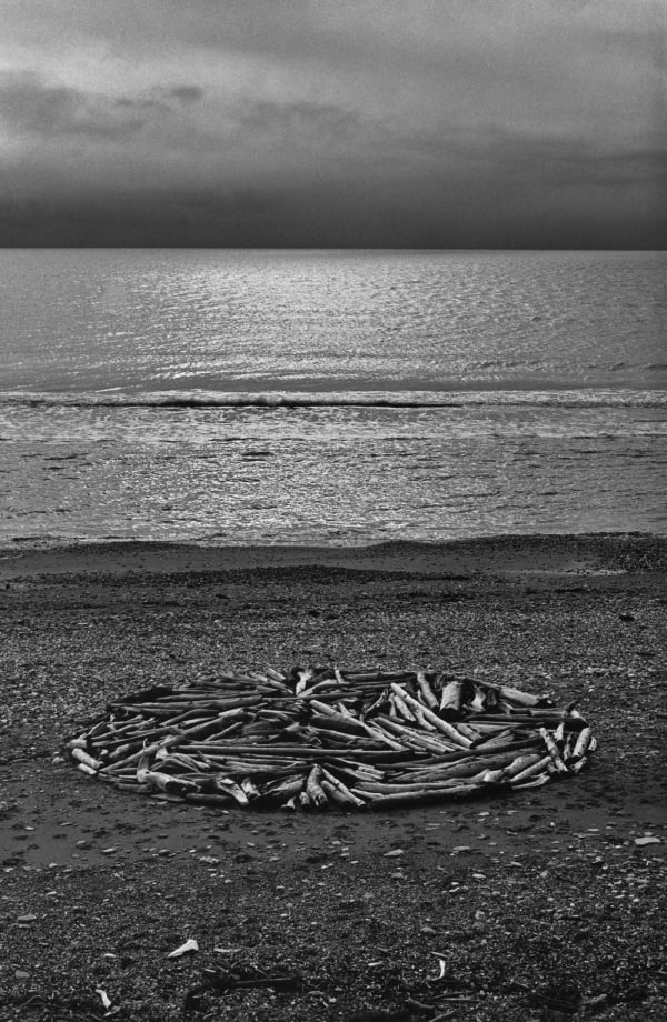 Richard Long Circle in Alaska, 1977 Gelatin silver print Collection of National Galleries Scotland, Edinburgh and Tate, London.