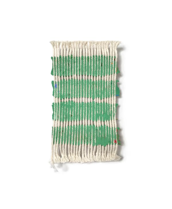 Brandon Logan Nettle Kiss, 2020 Acrylic and string 17 x 9.5 cm (Sold)