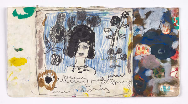 Lorna Robertson Daphne, 2020 Oil, pen and pencil on paper 13 x 24 cm 5 1/8 x 9 1/2 in (unframed)