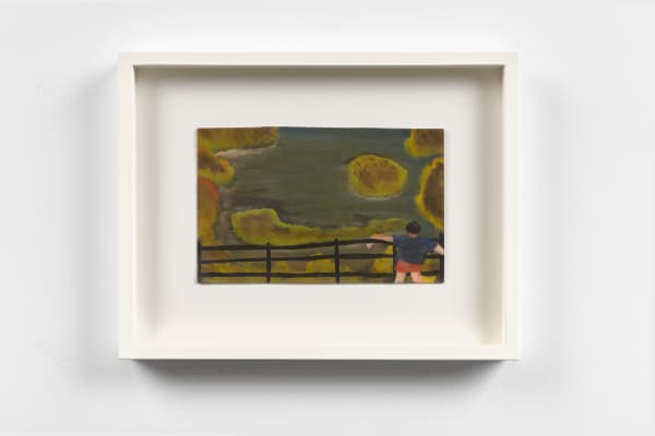 Frank Walter, Man Looking Across a Fence