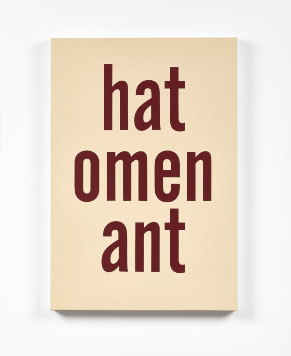 Kay Rosen, What Women Want, 2020