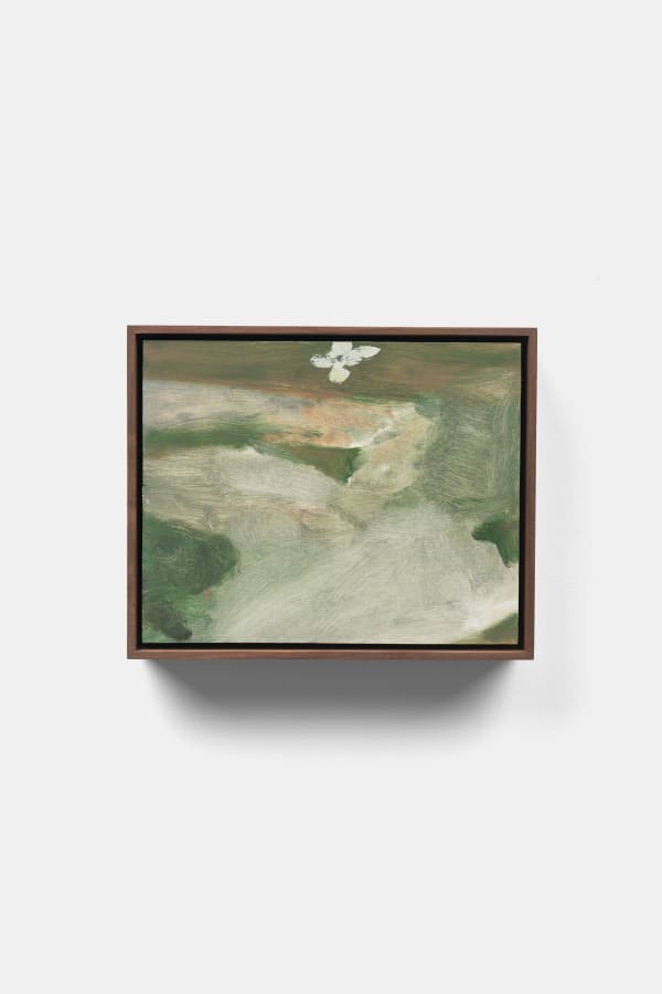 Ellen Siebers Dogwood, 2025 oil on birch panel 22.3 x 27.5 cm (frame) 8 3/4 x 10 7/8 in