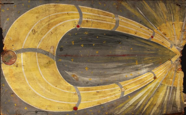 Frank Walter Right Side of the Milky Way, c. 1994 oil on wood 29.5 x 47.2 cm36.7 x 54.8 cm (framed)