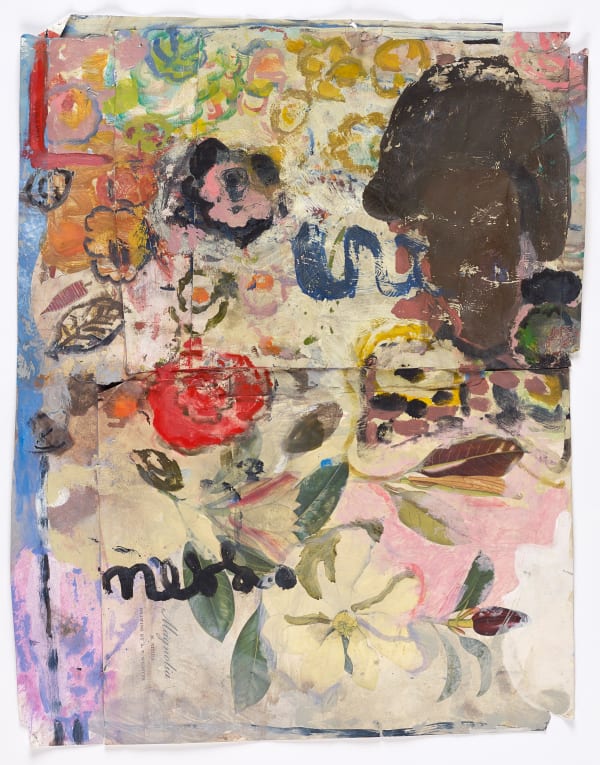 Lorna Robertson Bistro Zicke, 2020 collage, oil on paper 44.8 x 34.5 cm 17 5/8 x 13 5/8 in (paper size)