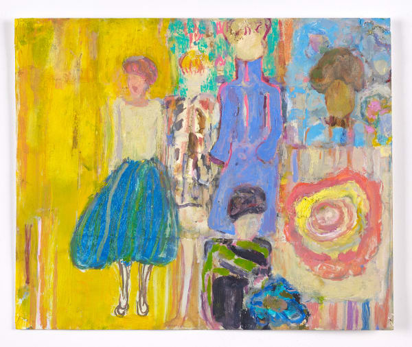 Lorna Robertson Sometime in the 70s, 2020 oil on paper 29 x 35 cm/ 11 3/8 x 13 3/4 in (paper size) 41 x 47.2 cm/ 16 1/8 x 18 5/8 in (framed)