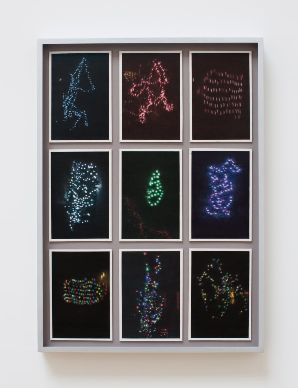 Richard Forster Cloudy Skies, Earth-y Constellations: Darlington Walk, December 21st, 2014 watercolour, graphite & acrylic on paper 53.6 x 38.6 x 3.8 cm (framed)