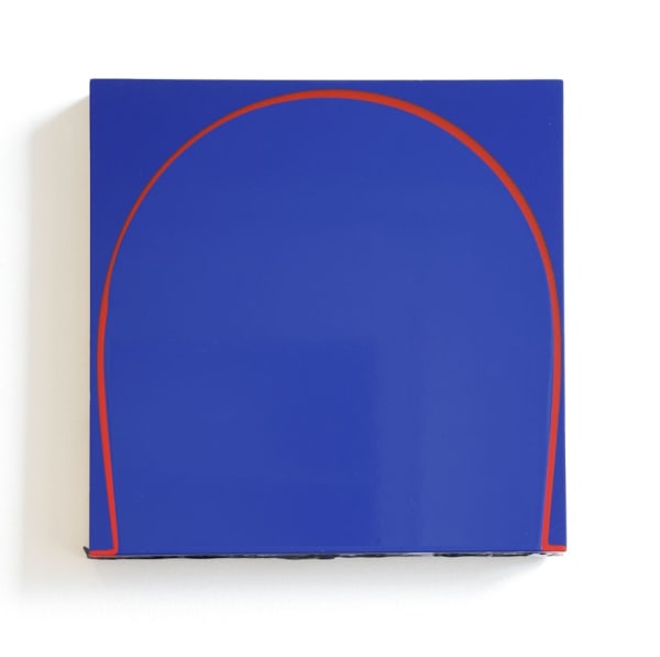 Ian Davenport, Study for Poured Painting Blue-Red-Blue, 1997
