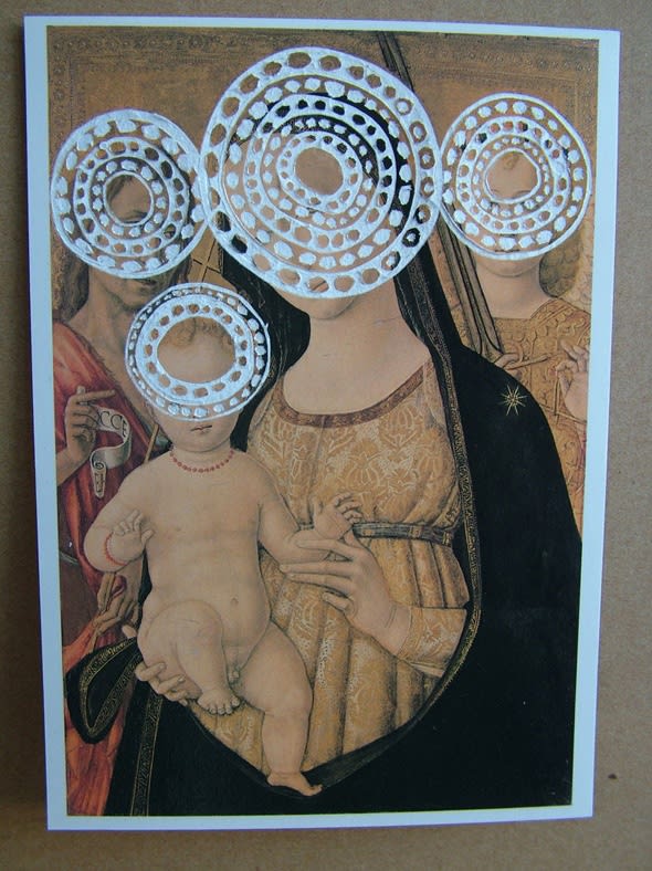Ruth Claxton, Postcard (Madonna and Child with St John the Baptist), 2008