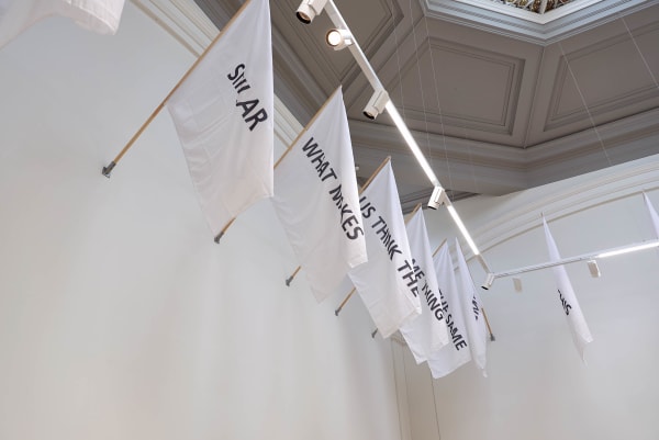 Peter Liversidge, What is it that sets us apart, 2017