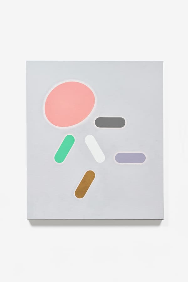 Charles Avery Spacewoman OR Falling Woman, 2025 acrylic and gouache on linen 108.2 x 94 cm (canvas) 42 5/8 x 37 in