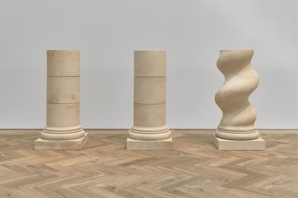 Ian Hamilton Finlay, Three Pedestals: Robespierre, Saint-Just, Couthon, 1987