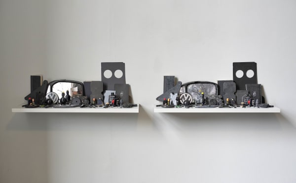 Peter Liversidge, Doppelgänger (Black), 2005-2022