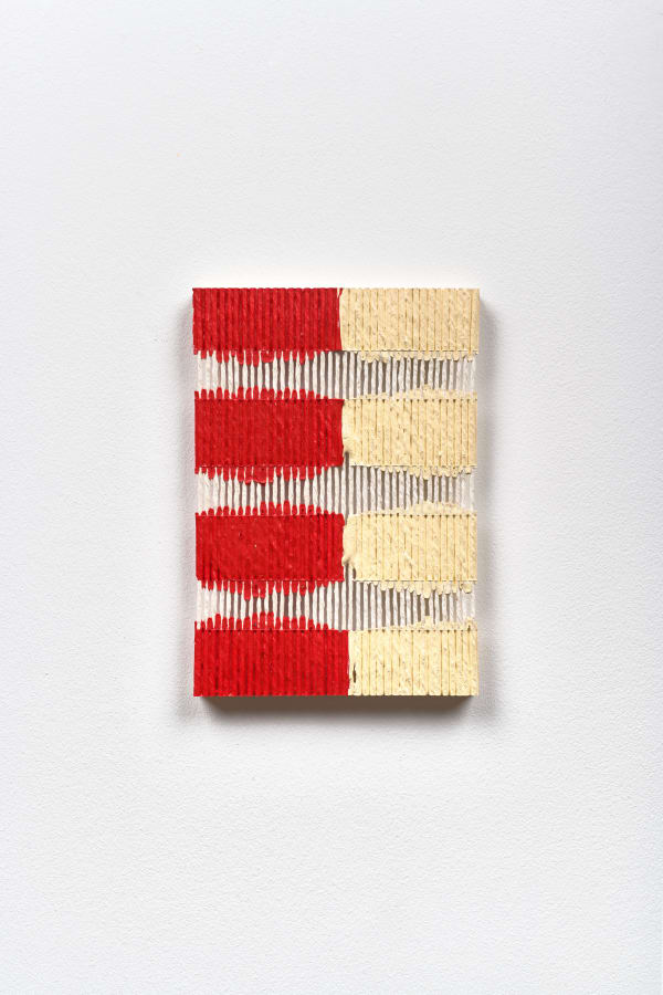Brandon Logan Kiss 3, 2022 Acrylic and string 20 x 14 cm 7 7/8 x 5 1/2 in