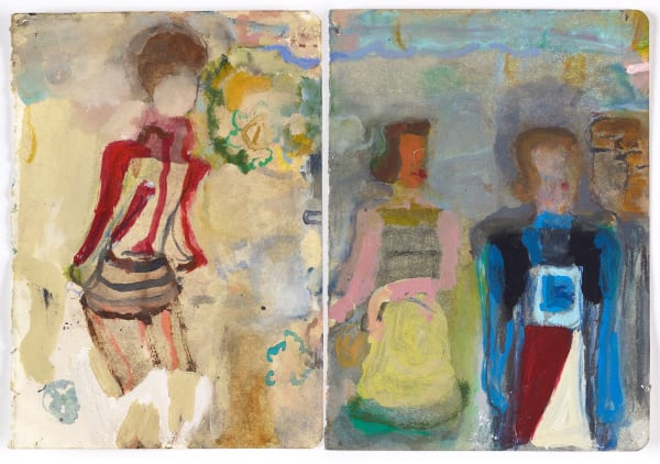 Lorna Robertson A search for stillness , 2020 oil on paper 17.5 x 25.2 cm 6 7/8 x 9 7/8 in (paper size)