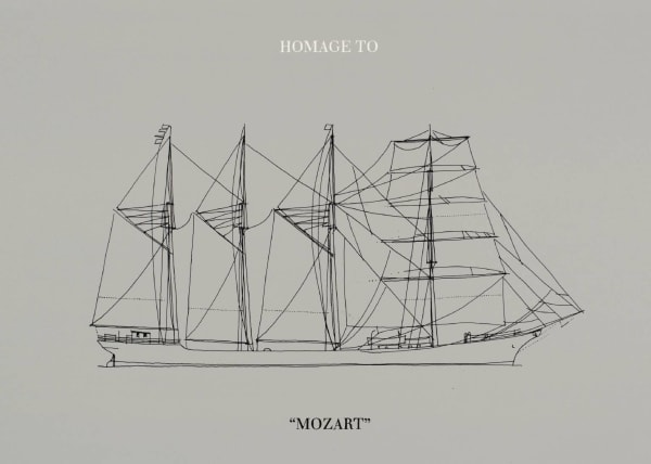 Ian Hamilton Finlay, Homage to Mozart, 1970