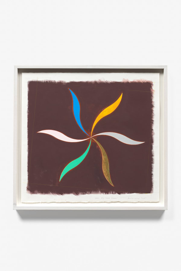 Charles Avery Study for 'Three Sisters', 2025 acrylic, gouache, and pencil on paper 63.9 x 67.7 cm (frame) 25 1/8 x 26 5/8 in