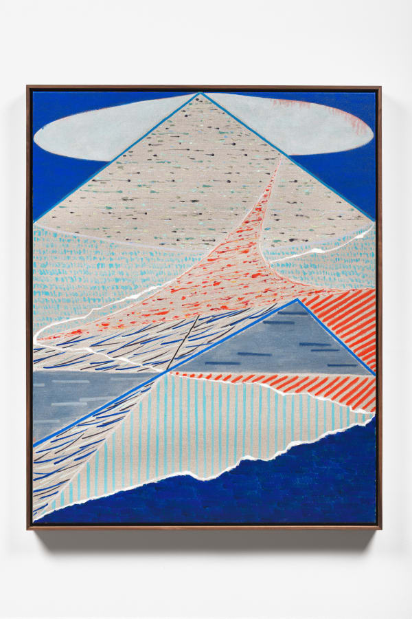 Rob Lyon Ventilate 1, 2024 oil on linen 115.7 x 93 cm (framed) 45 1/2 x 36 5/8 in