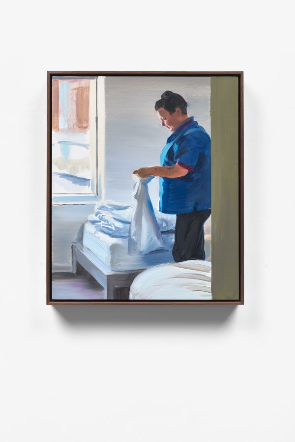 Caroline Walker, Changeover Day, Bedding, 2025