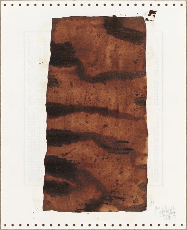 Yang Jiechang 杨诘苍, Soy Sauce Drawings 1 酱油画 1, 1988