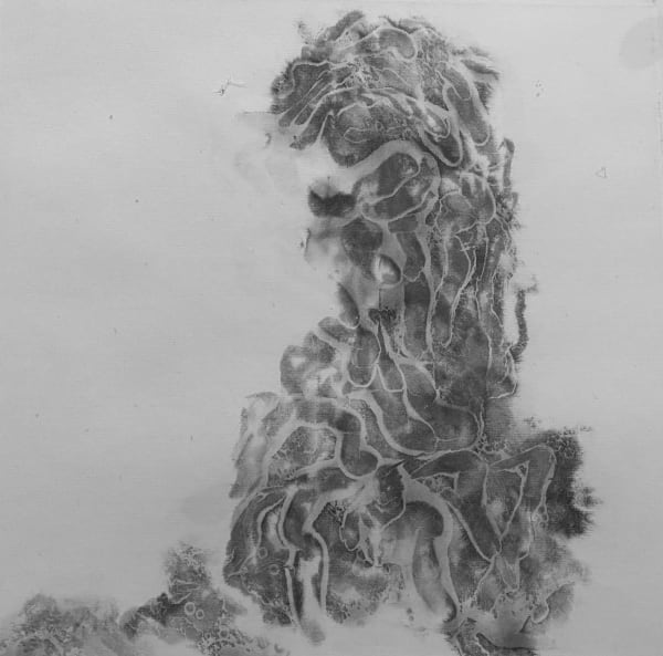 Bingyi 冰逸, Eight Views of Bewilderment 1: Waterfalls Cascading on Jade Mountains 罔象八景之一:瀑照青山, 2021