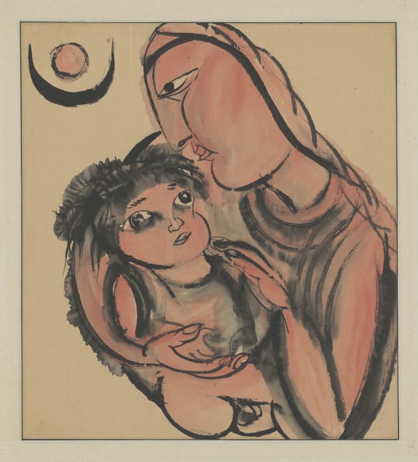 Li Jin 李津, The Tibet Series III: Breastfeeding 西藏组画之三：哺育, 1984