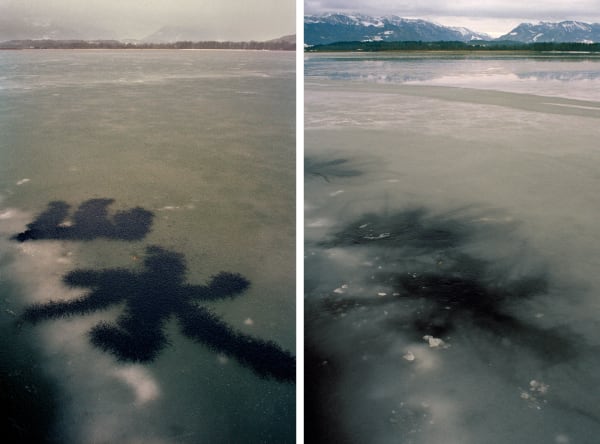 Dai Guangyu 戴光郁, Landscape, lnk, lce 山水、墨水、冰水, 2004