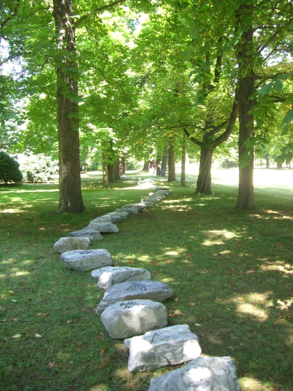 Xu Bing 徐冰, Stone Calligraphy Series 石上书法系列, 2018