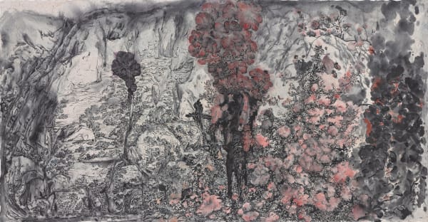 Peng Kanglong 彭康隆, Black Lingzhi in the Rapids 湍濑玄芝, 2023