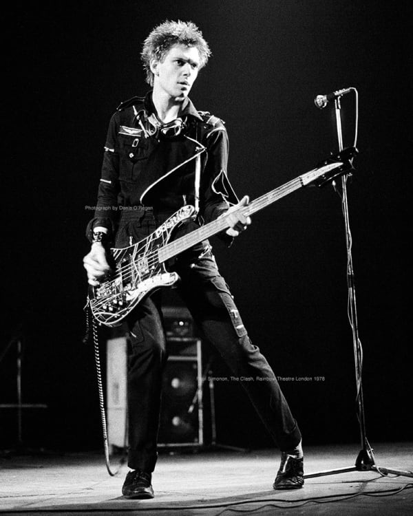 THE CLASH, Paul Simonon, Rainbow, 1977