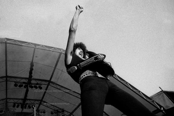 THIN LIZZY, Phil Lynott Slane Castle, 1981