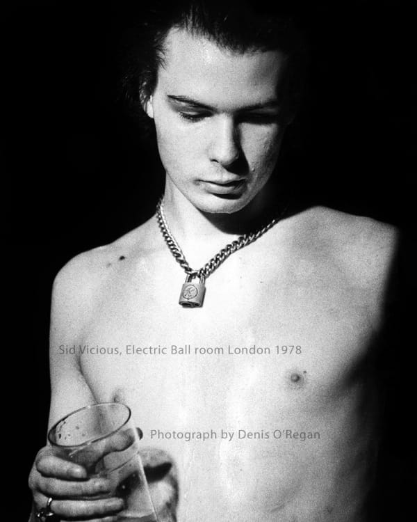 SEX PISTOLS, Sid Vicious, Electric Ballroom, 1978