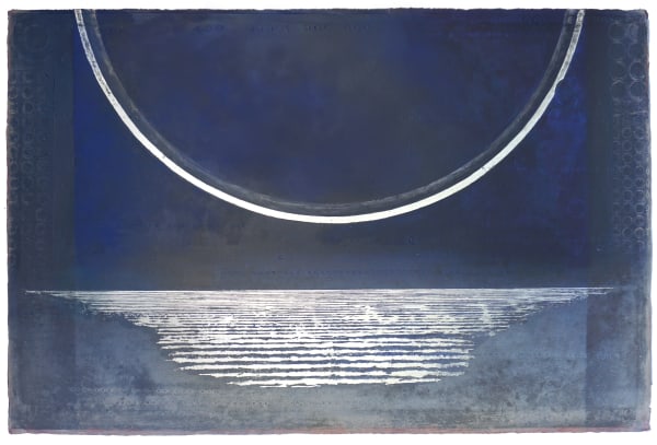 Ken Matsubara "Gesshō" Moon Sound I 月聲, 2024 Painting