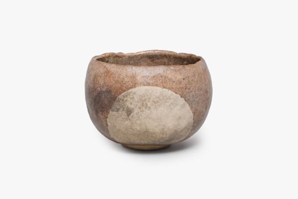 Morimitsu Hosokawa Red Raku Tea Bowl 赤楽茶碗, 2024 Ceramic