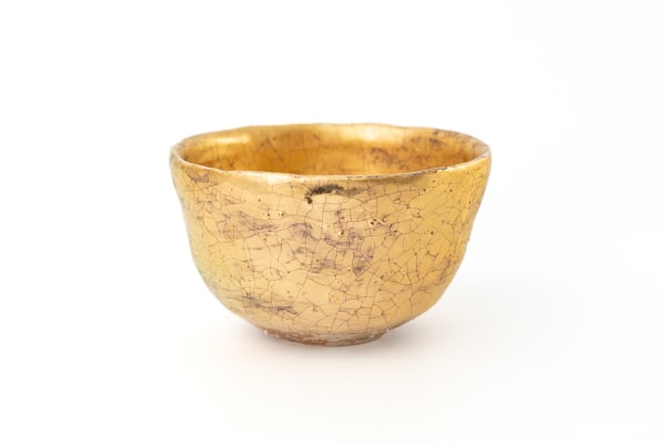 Yasushi Fujihira, Tea Bowl (Gold) - 茶盌(金)