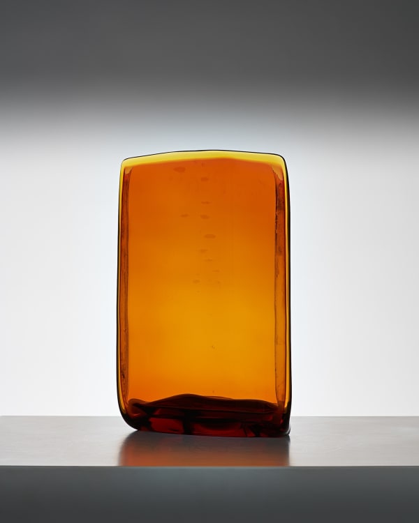 Laura de Santillana Untitled (Lametta), 2016 Hand-blown and slumped glass