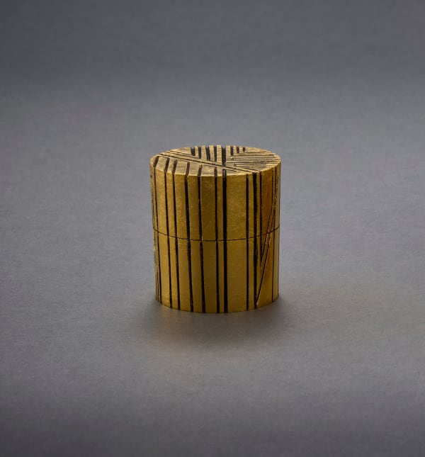 Jihei Murase, Gold Tea Caddy 金彩中次