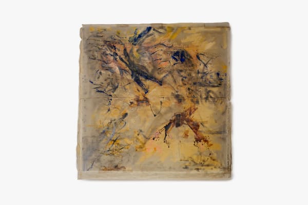 Andoche Praudel | Grand Transparent 1, 1992 | Mixed media on organza | Ippodo Gallery |
