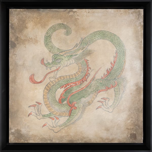 Ken Matsubara "Seiryū" Azure Dragon 青龍 , 2023 Painting