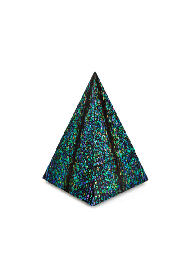 Terumasa Ikeda, "Beginnings" Pyramidal Incense Container - 百千開闢金字塔香合, 2023