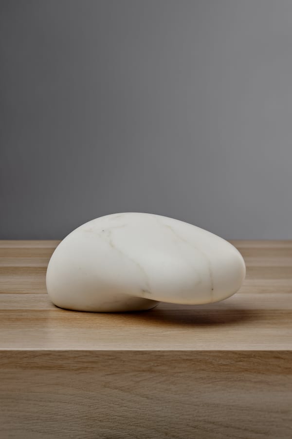 Kan Yasuda Ishinki, "Where Heart and Intention Return", 2011 White marble