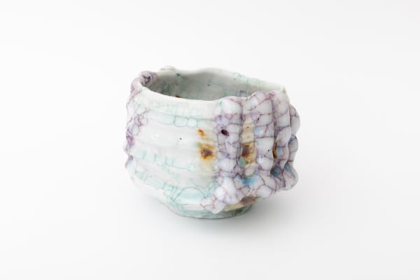 Kodai Ujiie, Celadon and Lacquer Tea Bowl