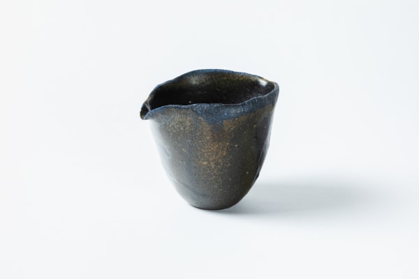 Hiroshi Goseki, Blue Yohen Black Katakuchi Bowl