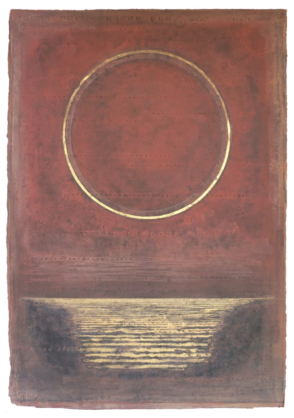 Ken Matsubara "Shoku" Sunset II 昃, 2024 Painting