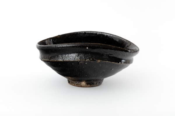 Kai Tsujimura, Oribe Tea Bowl - 織部茶碗